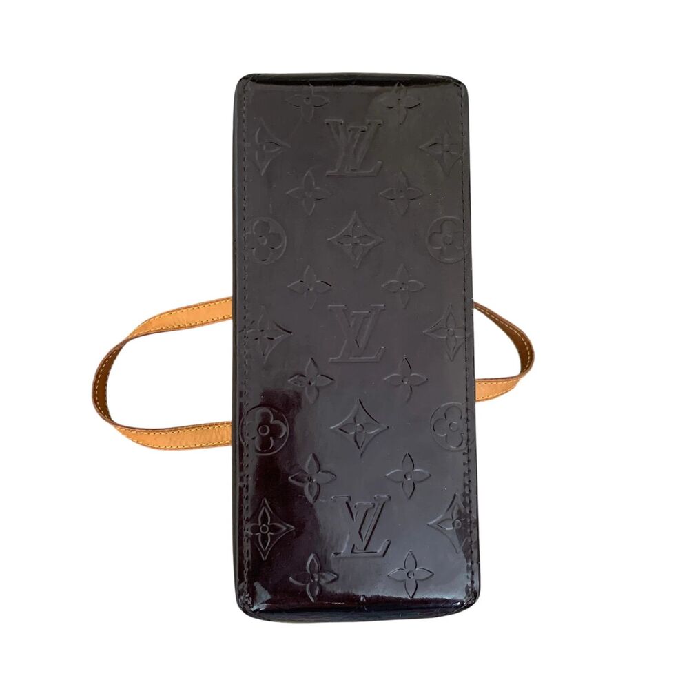 Louis Vuitton monogram vernis patent leather bag Reade amarante authentic with - Picture 4 of 7